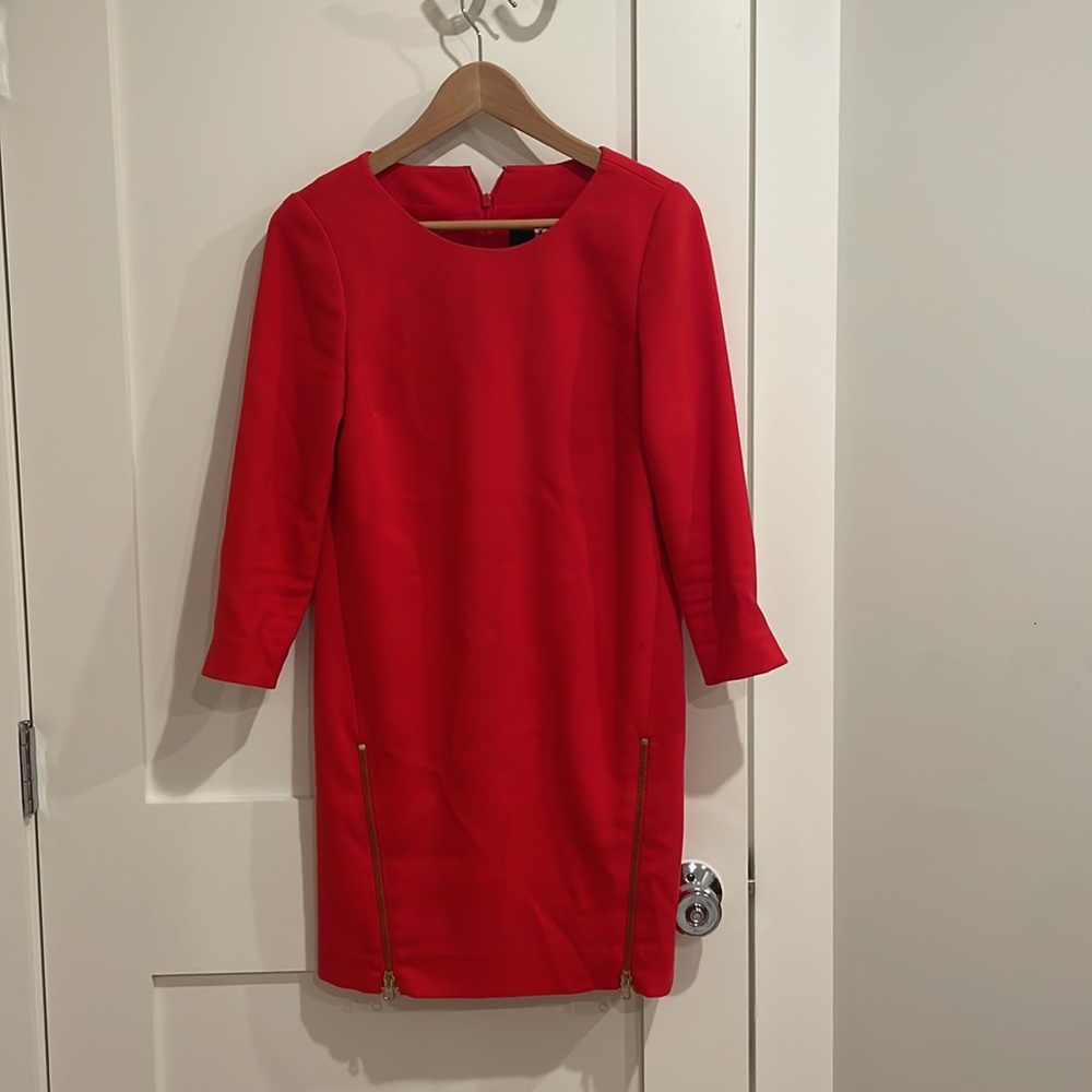 JCrew Red dress size 2 - Picture 4 of 4